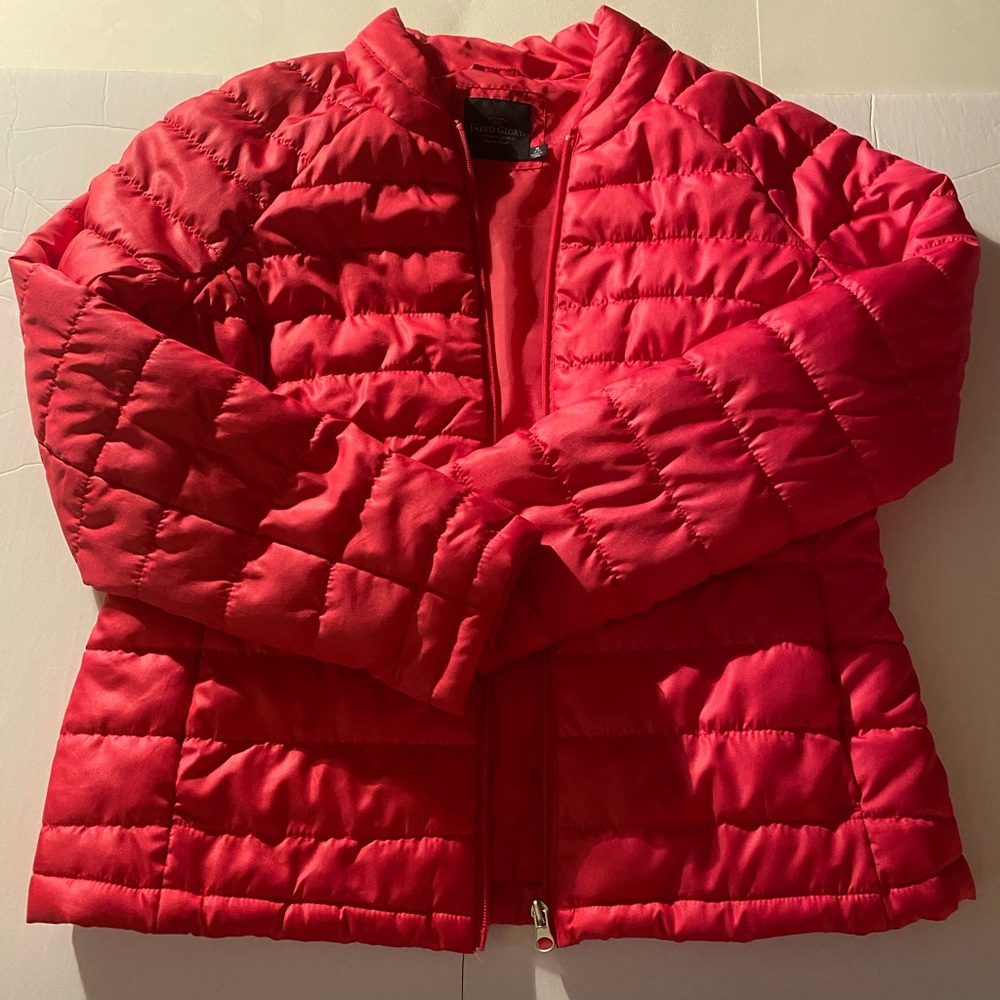 Women’s Pink Faded Glory Jacket Size Medium